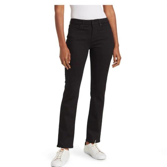 NWT Sheri Slim Jeans NYDJ  18  (similar to 14W), BLACK jeans (D19) - Picture 1 of 3